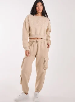 Boston Silk Detail Crop Sweater