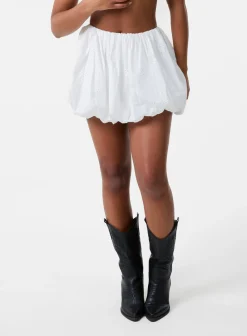 Broderie Puffball Mini Skirt