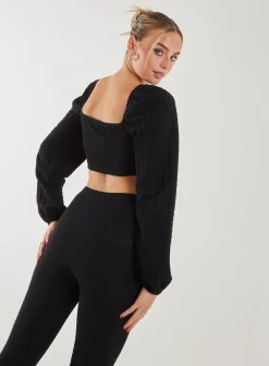 Bubble Long Sleeve Top