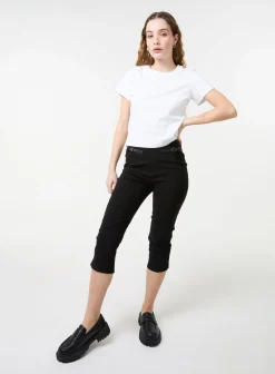Capri Pants With Belts