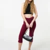 Capri Pants With Belts