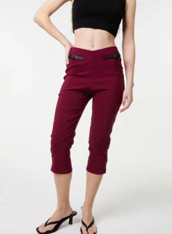 Capri Pants With Belts
