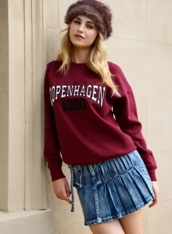 Cargo Pocket Pleated Denim Mini Skirt