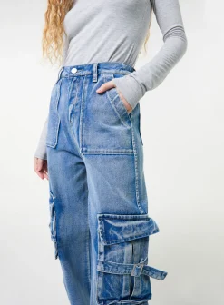 Casual Pocket Cargo Jeans