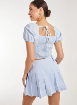 Corsage Puff Sleeve Top