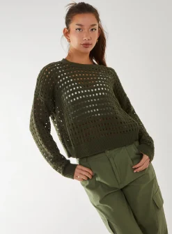 Crochet Knitted Sweater