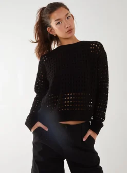 Crochet Knitted Sweater