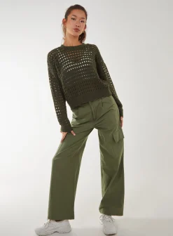 Crochet Knitted Sweater