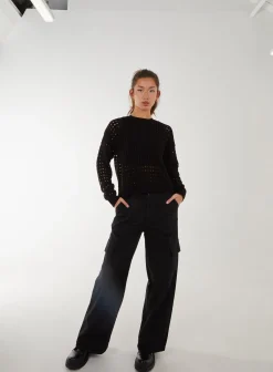 Crochet Knitted Sweater