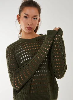 Crochet Knitted Sweater