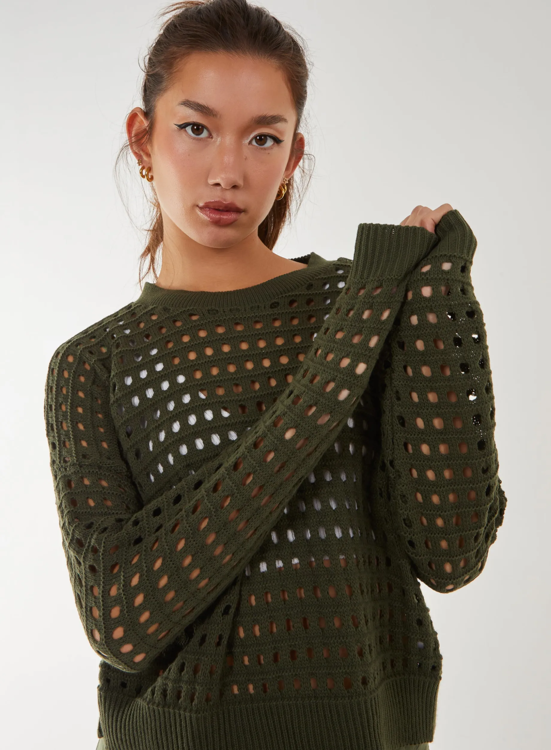 Crochet Knitted Sweater