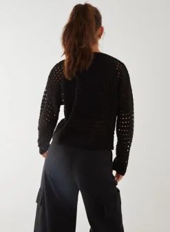 Crochet Knitted Sweater