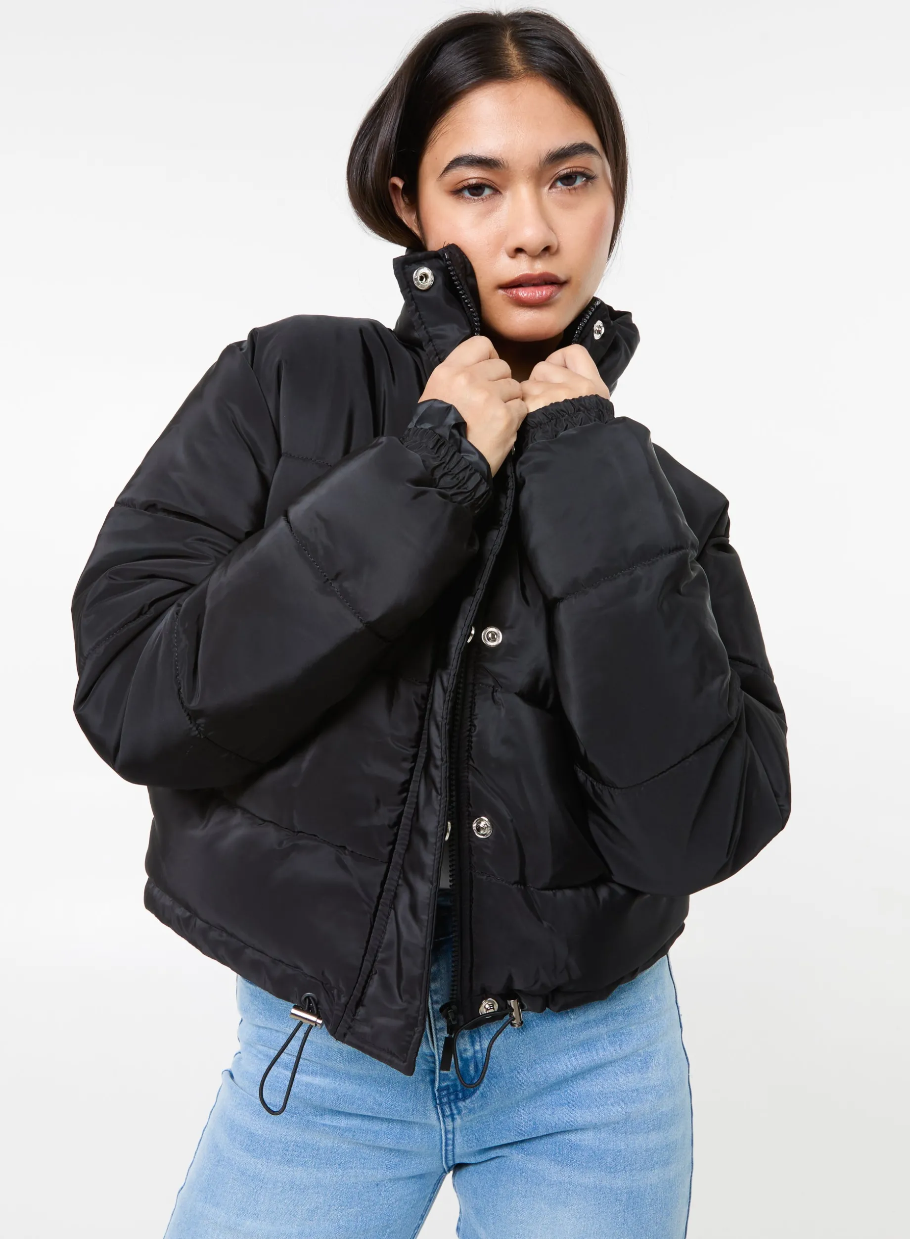 Crop Bomber Jacket