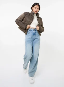 Crop Bomber Jacket