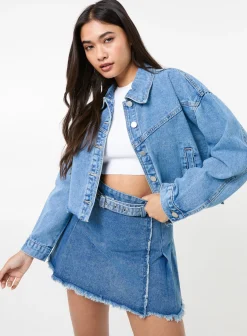 Cropped Denim Jacket