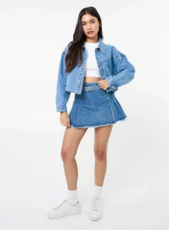 Cropped Denim Jacket