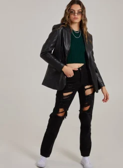 Cropped Knit Jumper