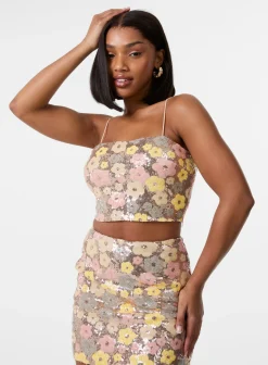 Daisy Sequin Top