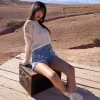 Denim Distressed Shorts