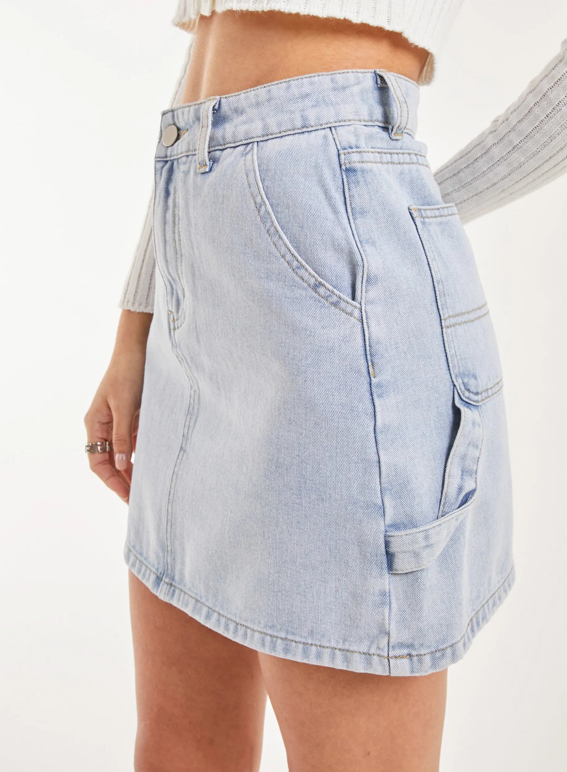 Denim Mini Skirt