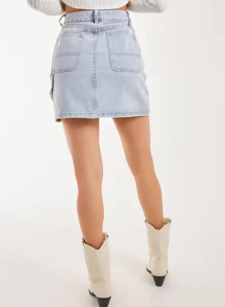 Denim Mini Skirt