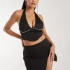 Diamante Halter Neck Top