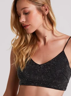Diamante Strappy Bralette