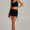 Diamante Tie Waist Skirt