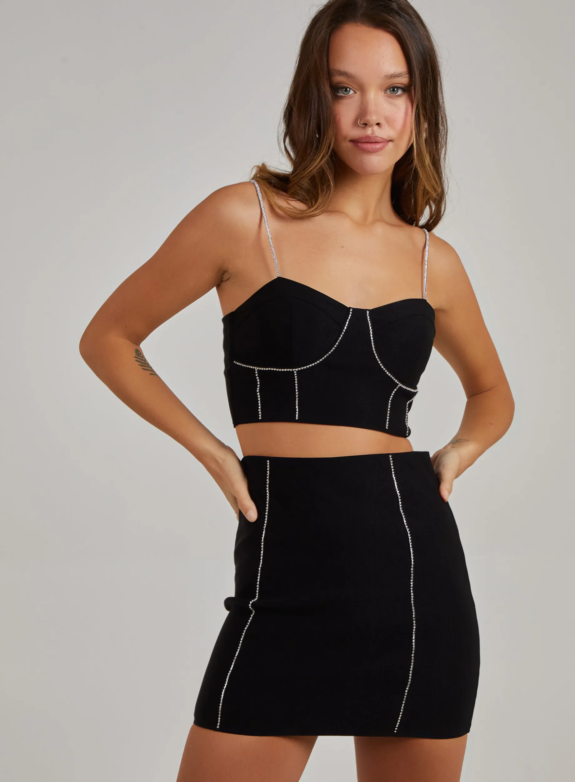 Embellished Corset Bralette