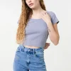 Embellished Wash Rib Top