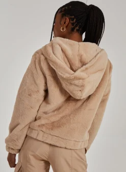 Faux Fur Zip Jacket