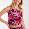 Floral Ruched Cami Top