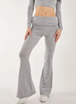 Fold Over Waist Lounge Flares