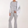 Fold Over Waist Lounge Flares