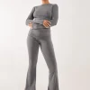 Fold Over Waist Lounge Flares
