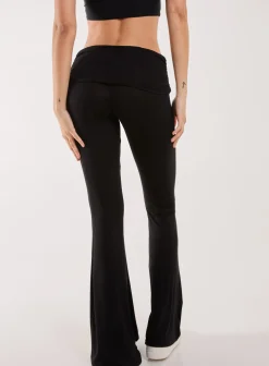 Fold Over Waist Lounge Flares