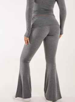 Fold Over Waist Lounge Flares