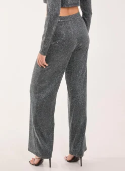 Glitter High Waisted Trousers