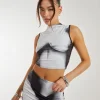 Graphic Silhouette Crop Top