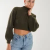 High Neck Knitted Jumper