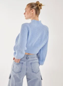 High Neck Knitted Jumper