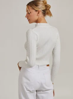 High Neck Zip Jumper