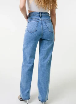 High Waist Glitter Jeans