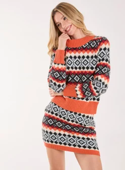 Knitted Jumper & Skirt Set