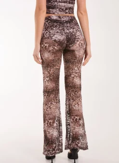Leopard Lace Flares