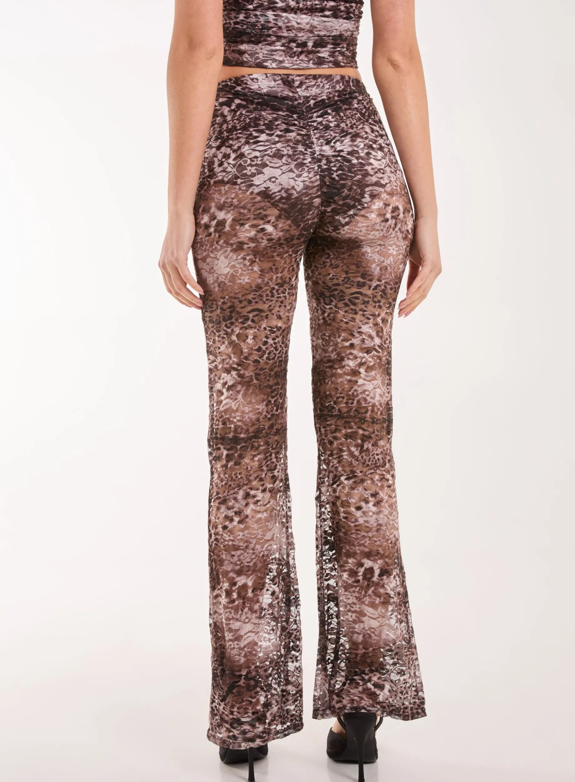 Leopard Lace Flares