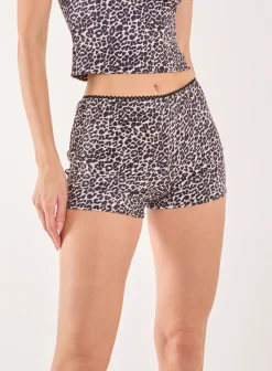 Leopard Print Hot Pants