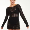 Long Sleeve Crochet Dress