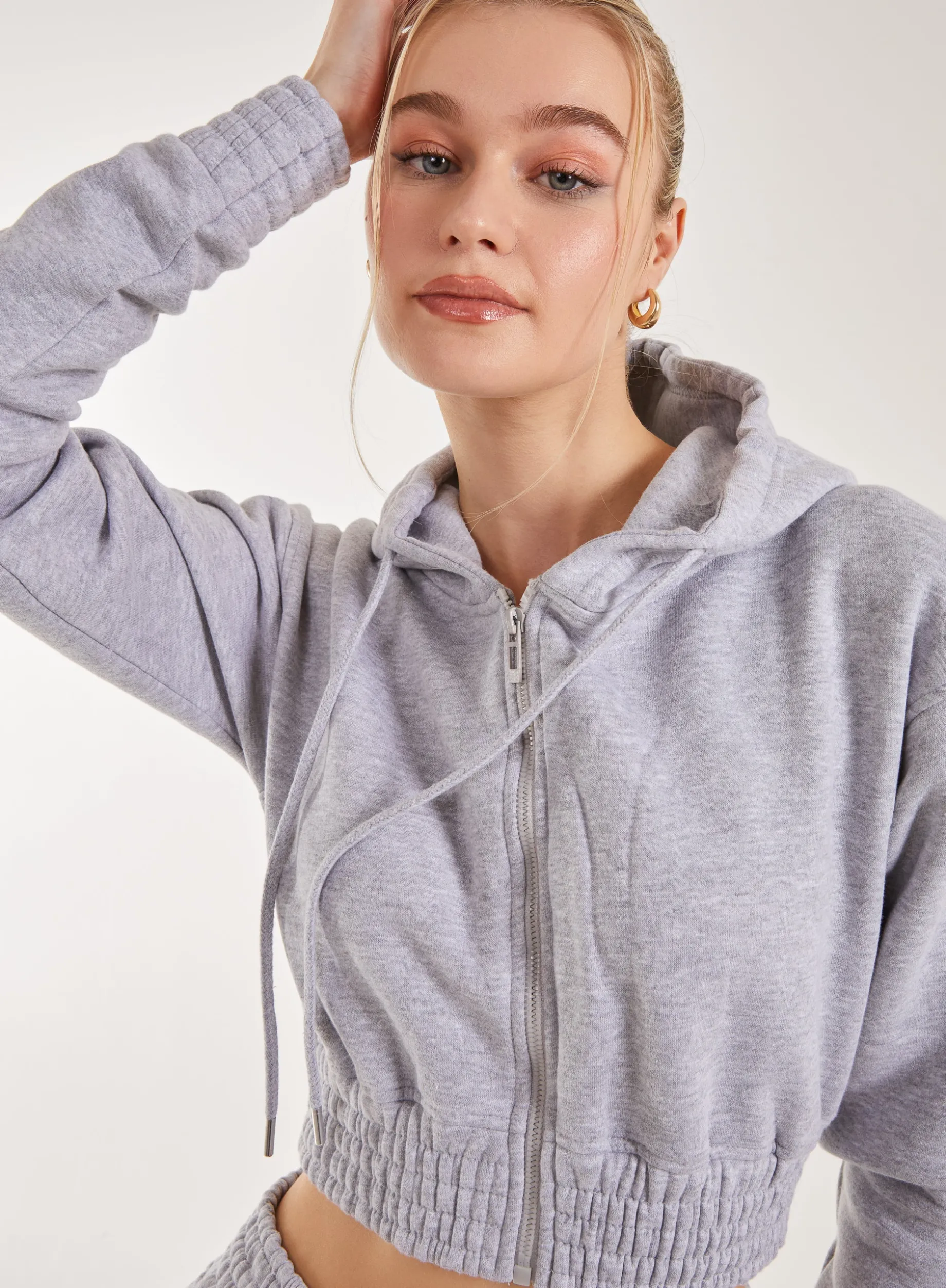 Long Sleeve Zip Up Hoodie