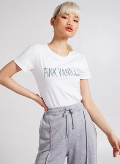 Marble Effect Logo T-Shirt